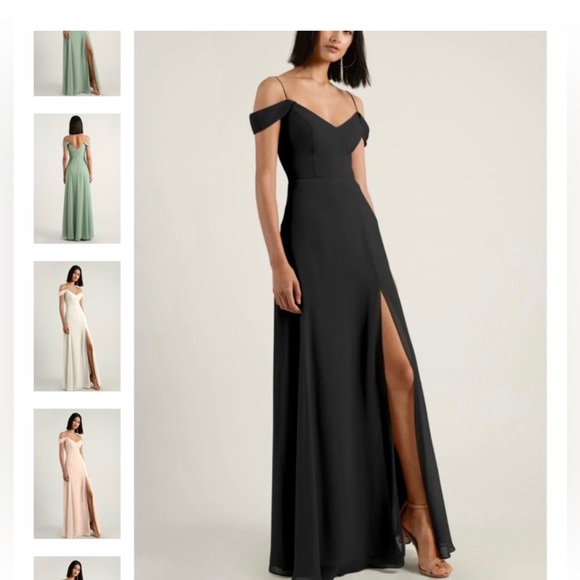 Jenny Yoo Dresses & Skirts - Jenny yoo priya dress black